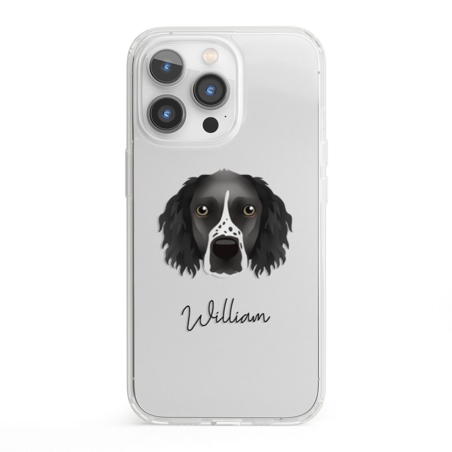 Sprocker Personalised iPhone 13 Pro Clear Bumper Case