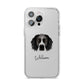 Sprocker Personalised iPhone 14 Pro Max Clear Tough Case Silver