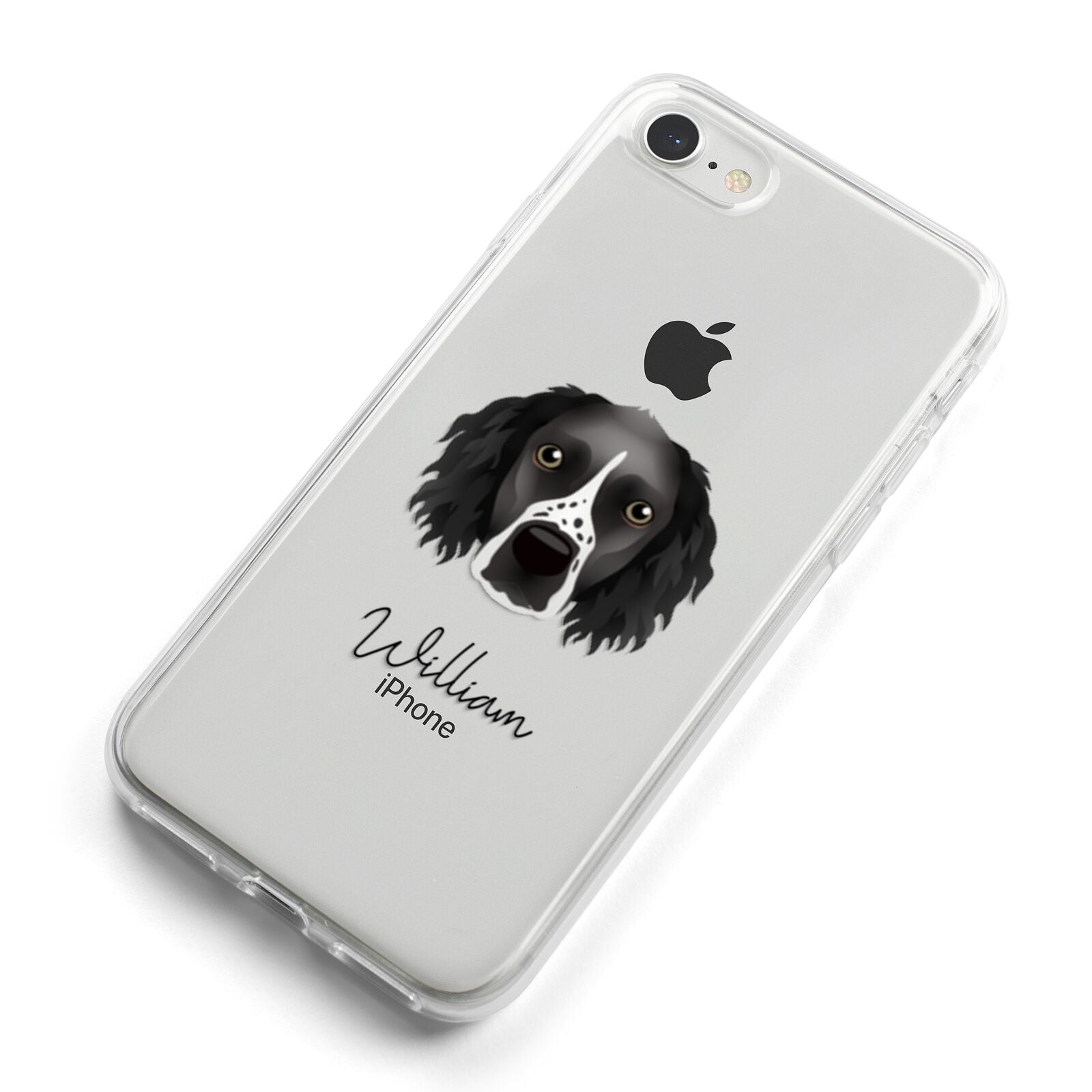 Sprocker Personalised iPhone 8 Bumper Case on Silver iPhone Alternative Image