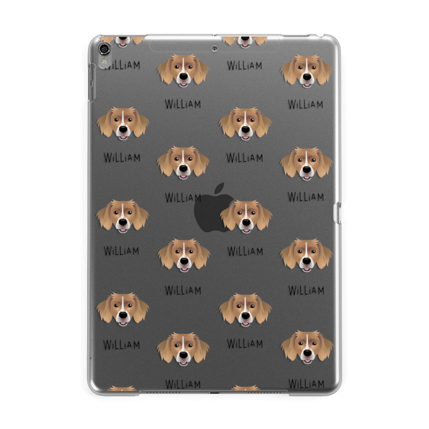Sprollie Icon with Name Apple iPad Grey Case