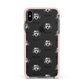 Sprollie Icon with Name Apple iPhone Xs Max Impact Case Pink Edge on Black Phone