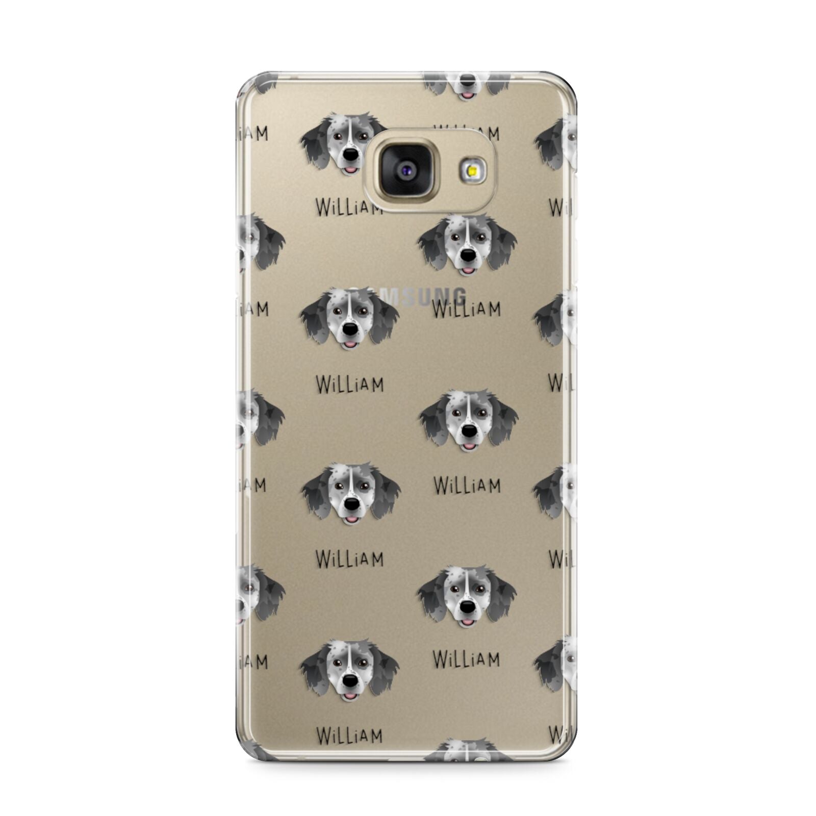 Sprollie Icon with Name Samsung Galaxy A9 2016 Case on gold phone