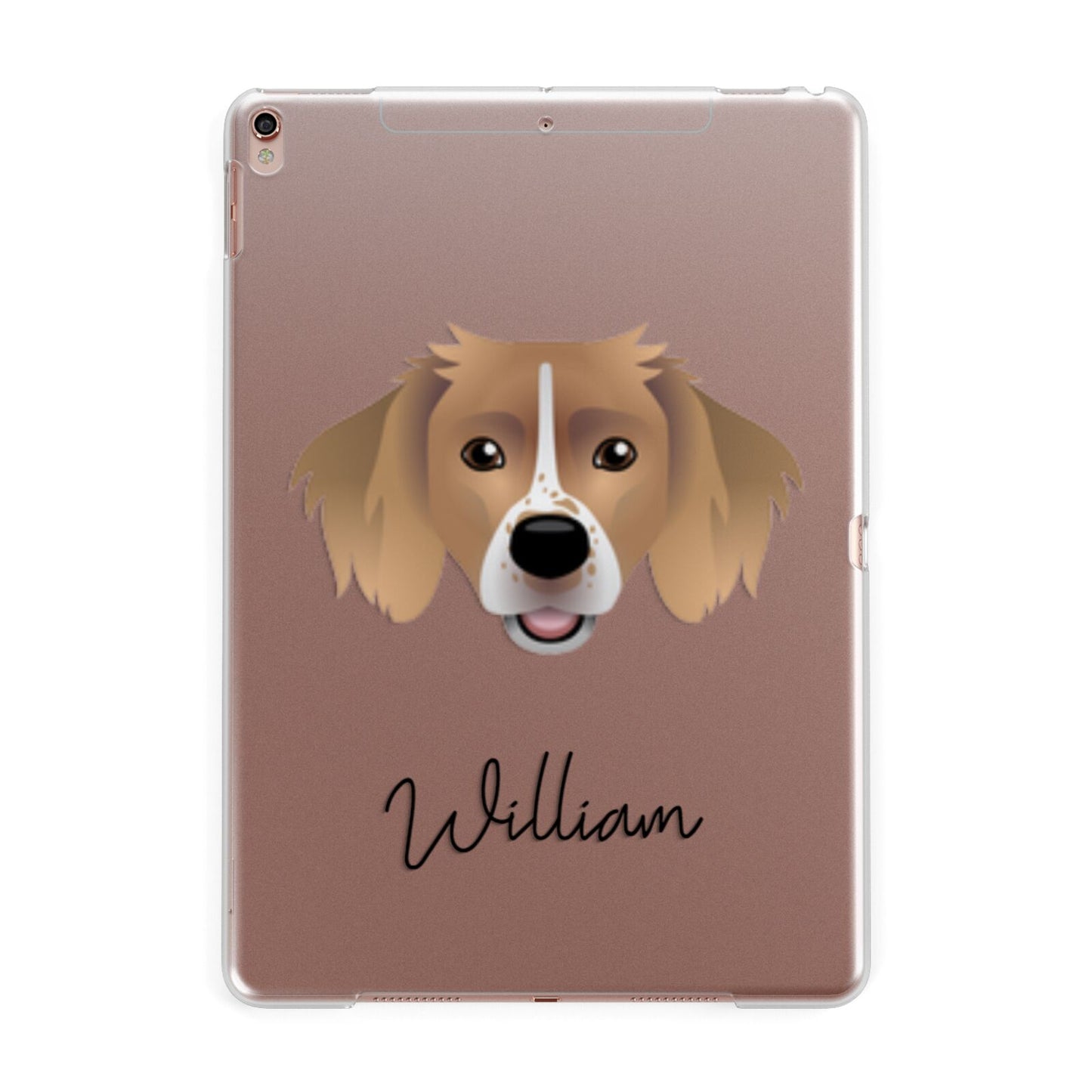 Sprollie Personalised Apple iPad Rose Gold Case