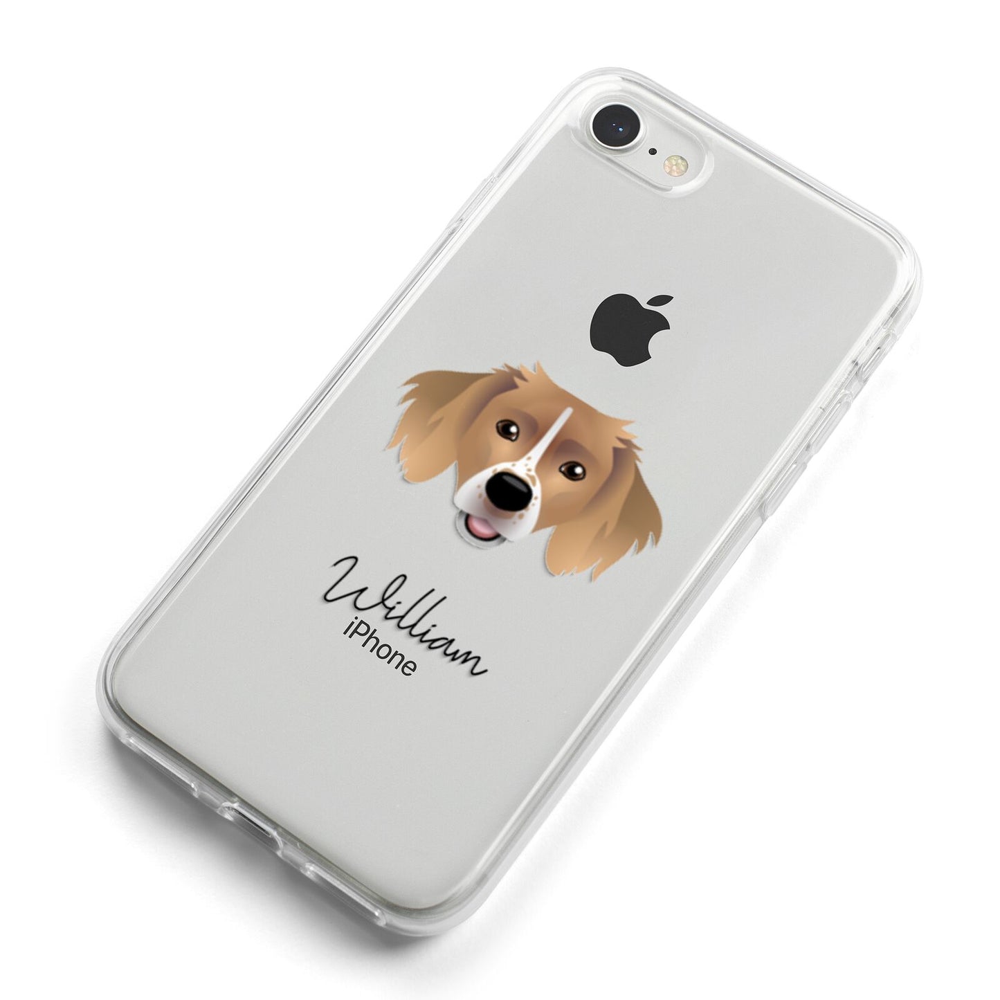 Sprollie Personalised iPhone 8 Bumper Case on Silver iPhone Alternative Image