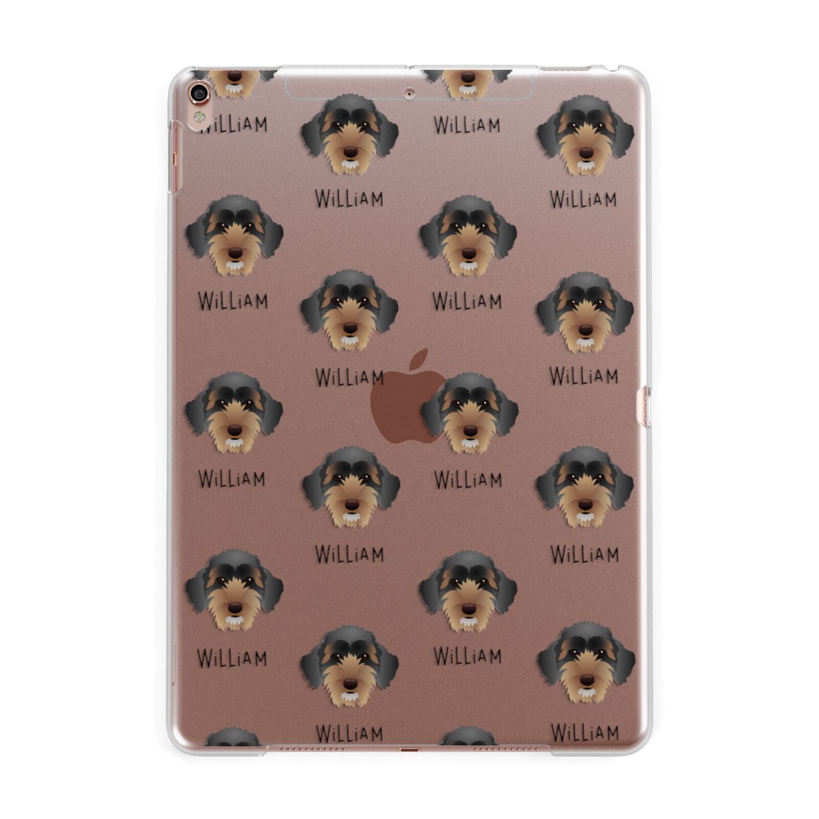 Sproodle Icon with Name Apple iPad Rose Gold Case