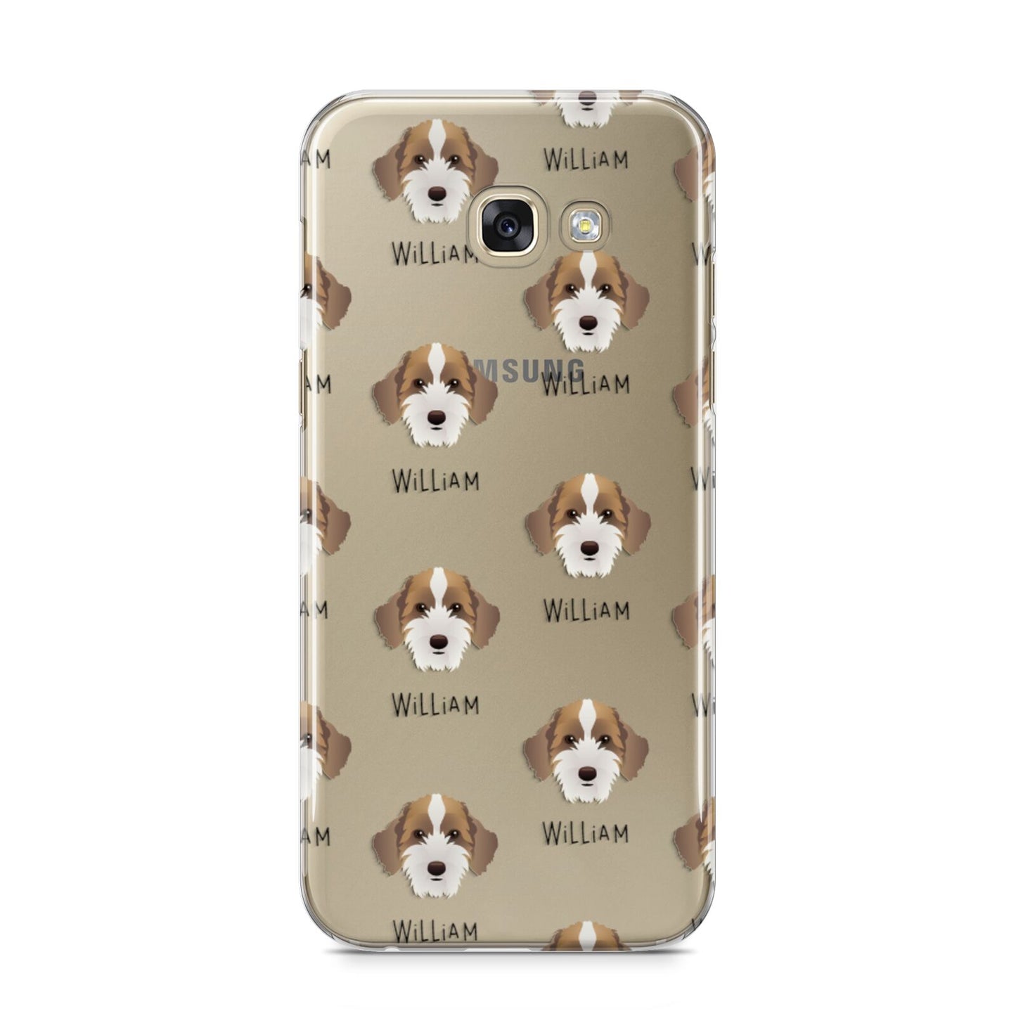 Sproodle Icon with Name Samsung Galaxy A5 2017 Case on gold phone