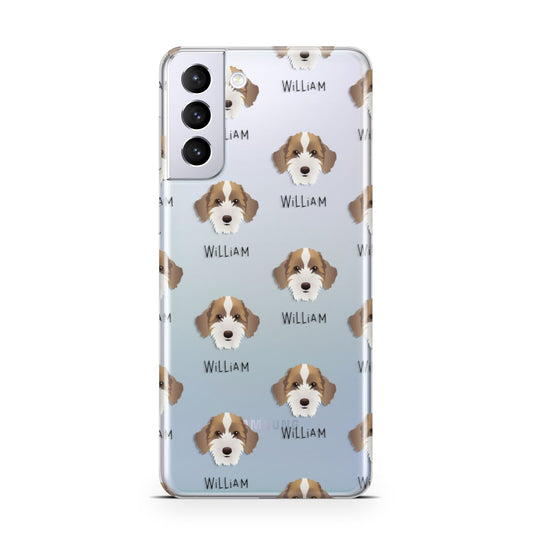 Sproodle Icon with Name Samsung S21 Plus Phone Case