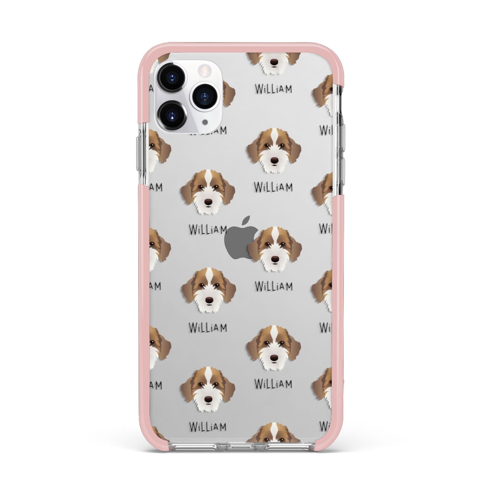 Sproodle Icon with Name iPhone 11 Pro Max Impact Pink Edge Case