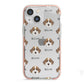 Sproodle Icon with Name iPhone 13 Mini TPU Impact Case with Pink Edges