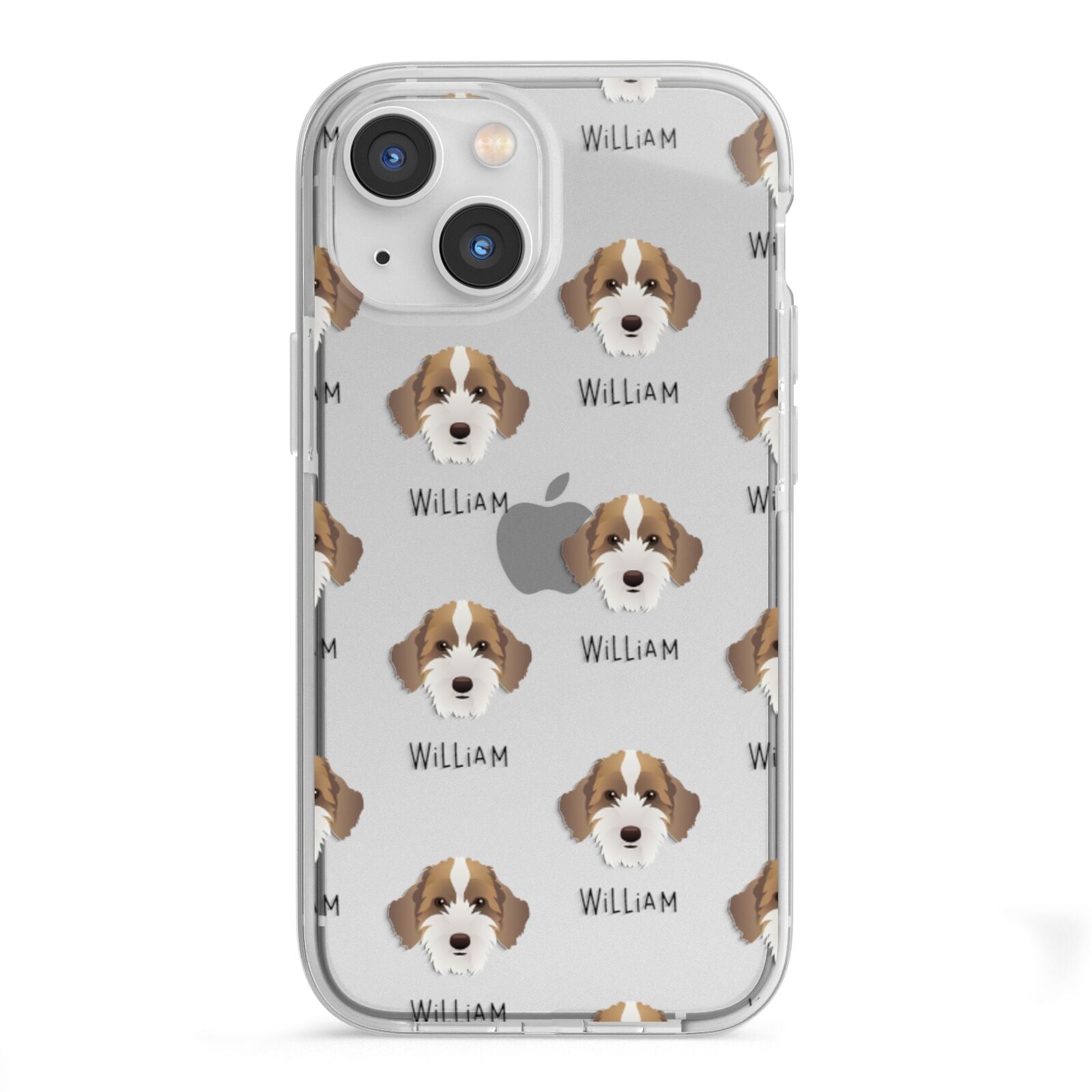 Sproodle Icon with Name iPhone 13 Mini TPU Impact Case with White Edges