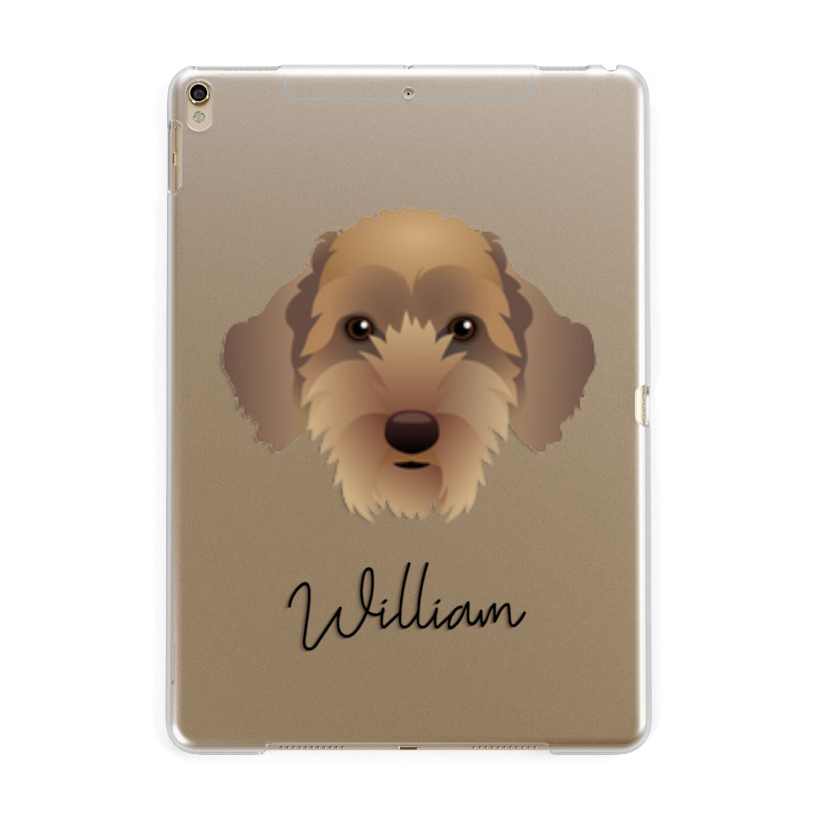Sproodle Personalised Apple iPad Gold Case