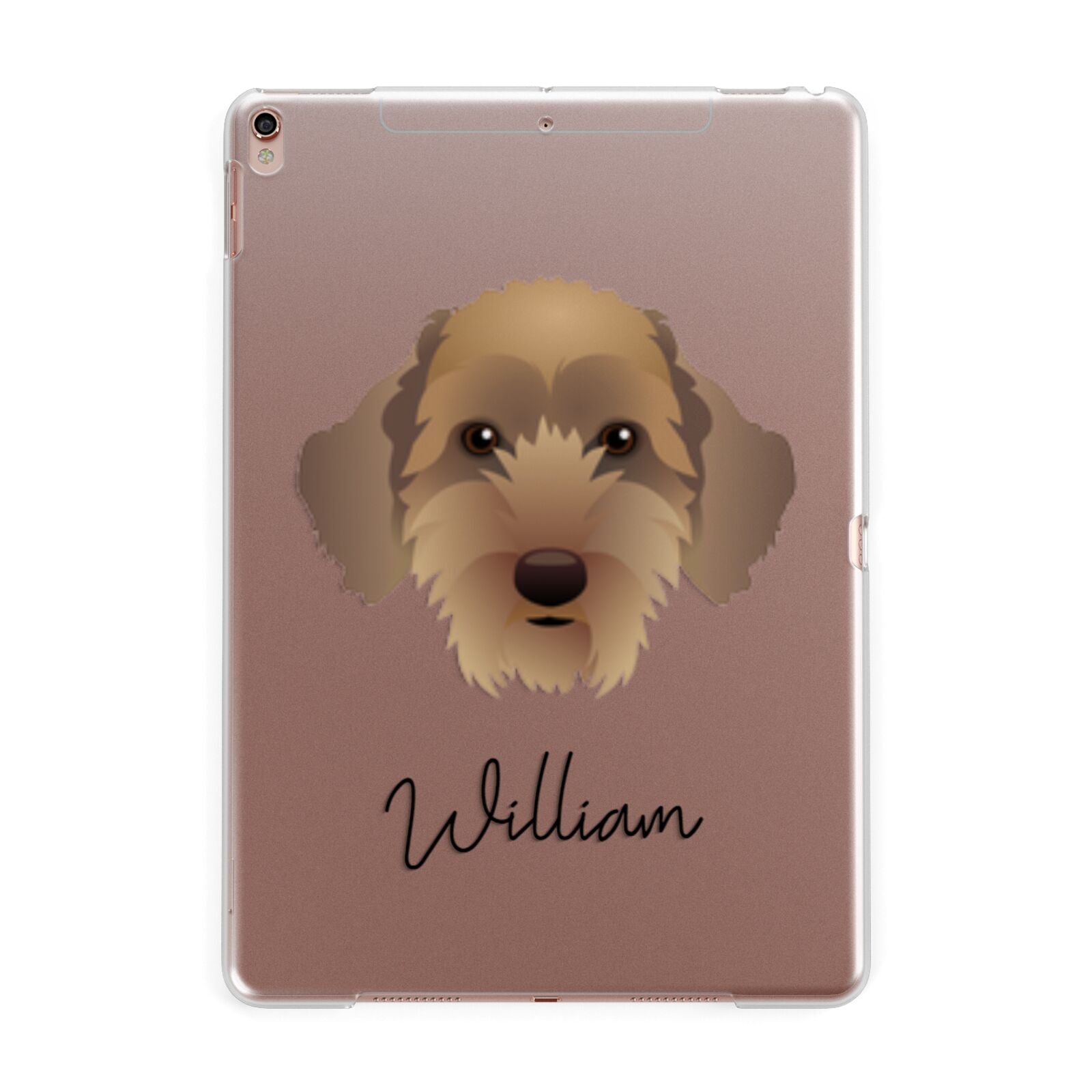 Sproodle Personalised Apple iPad Rose Gold Case