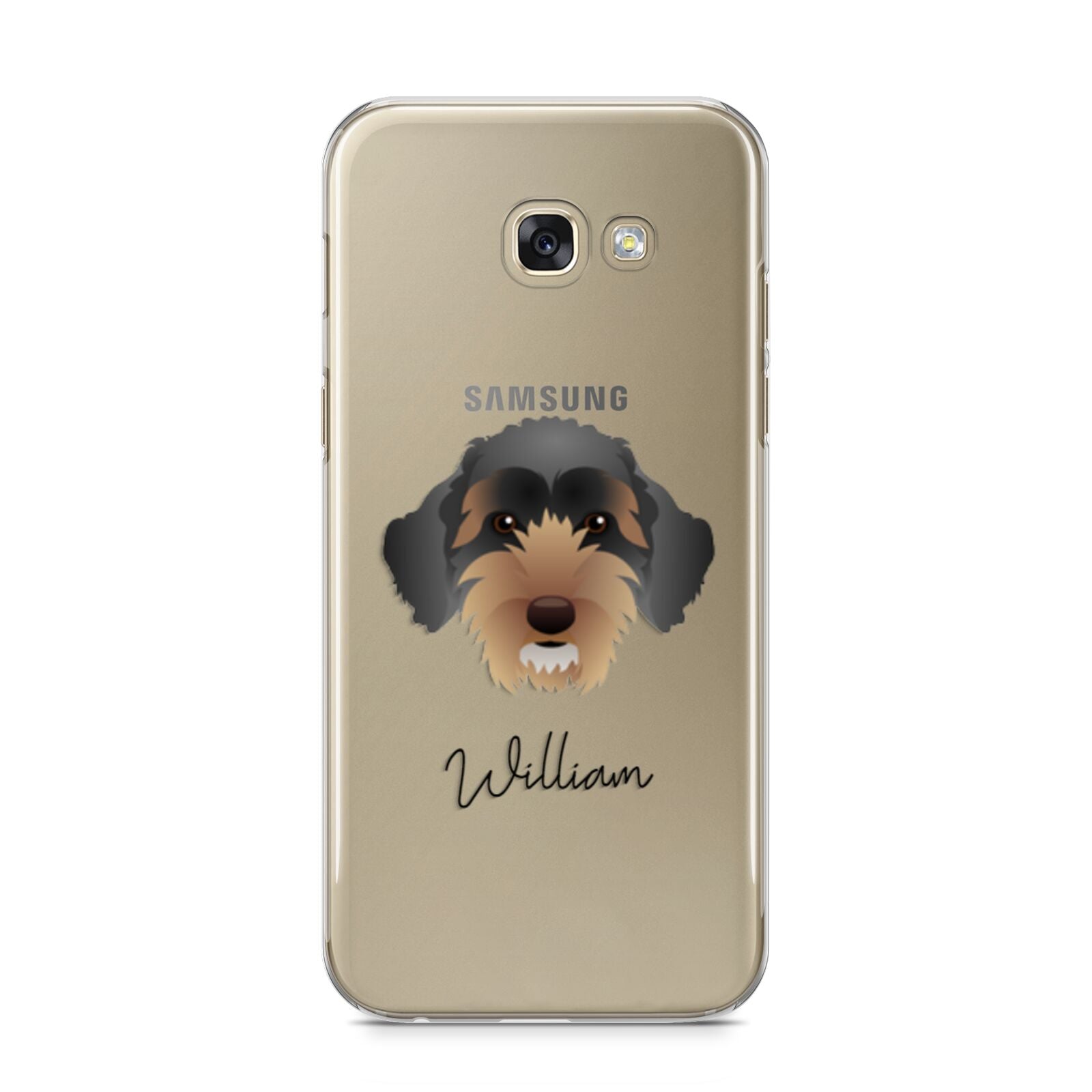 Sproodle Personalised Samsung Galaxy A5 2017 Case on gold phone