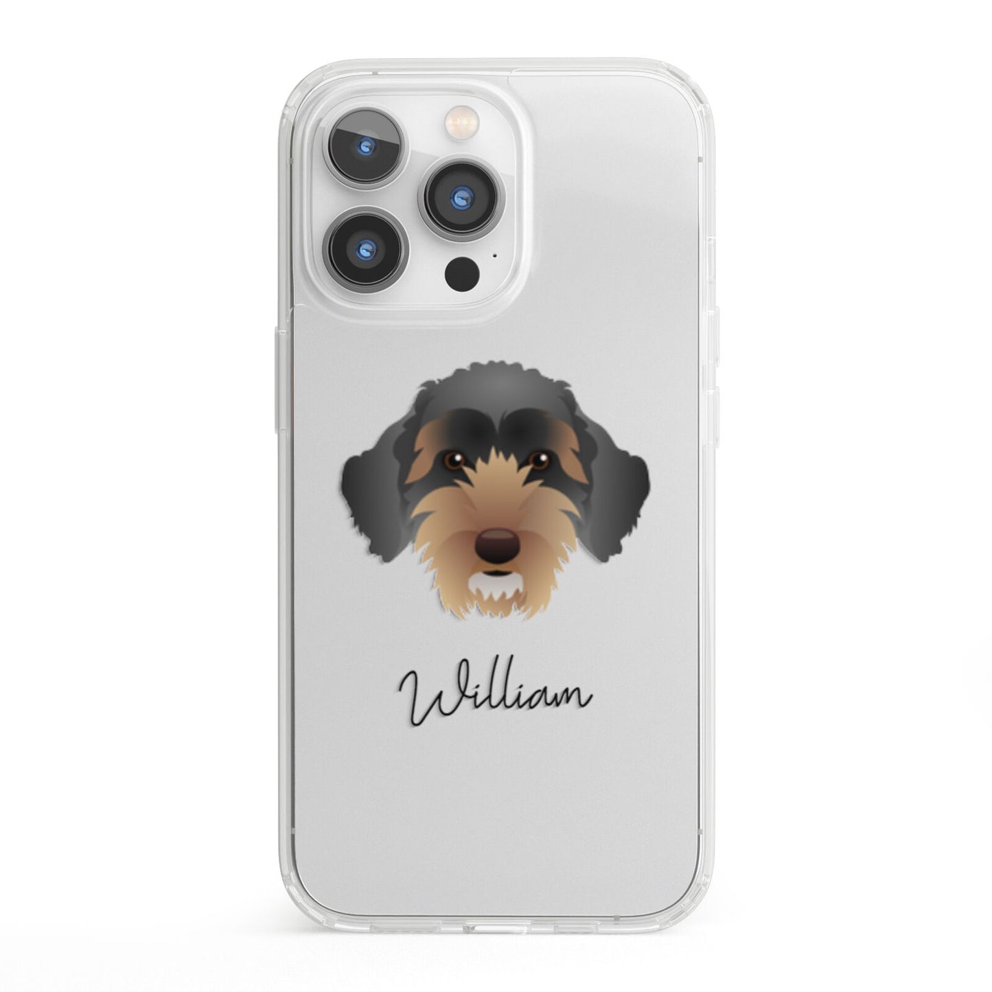 Sproodle Personalised iPhone 13 Pro Clear Bumper Case