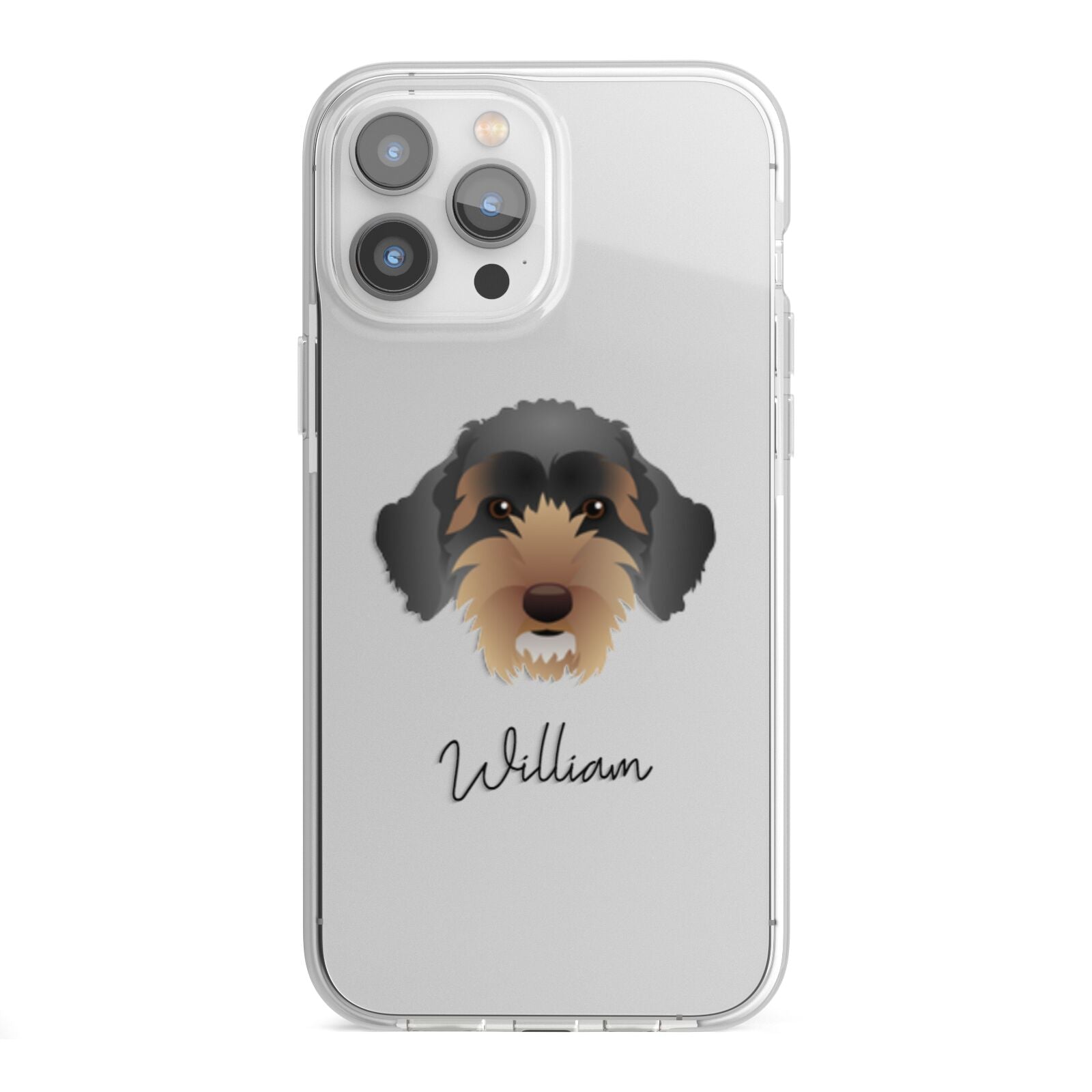 Sproodle Personalised iPhone 13 Pro Max TPU Impact Case with White Edges