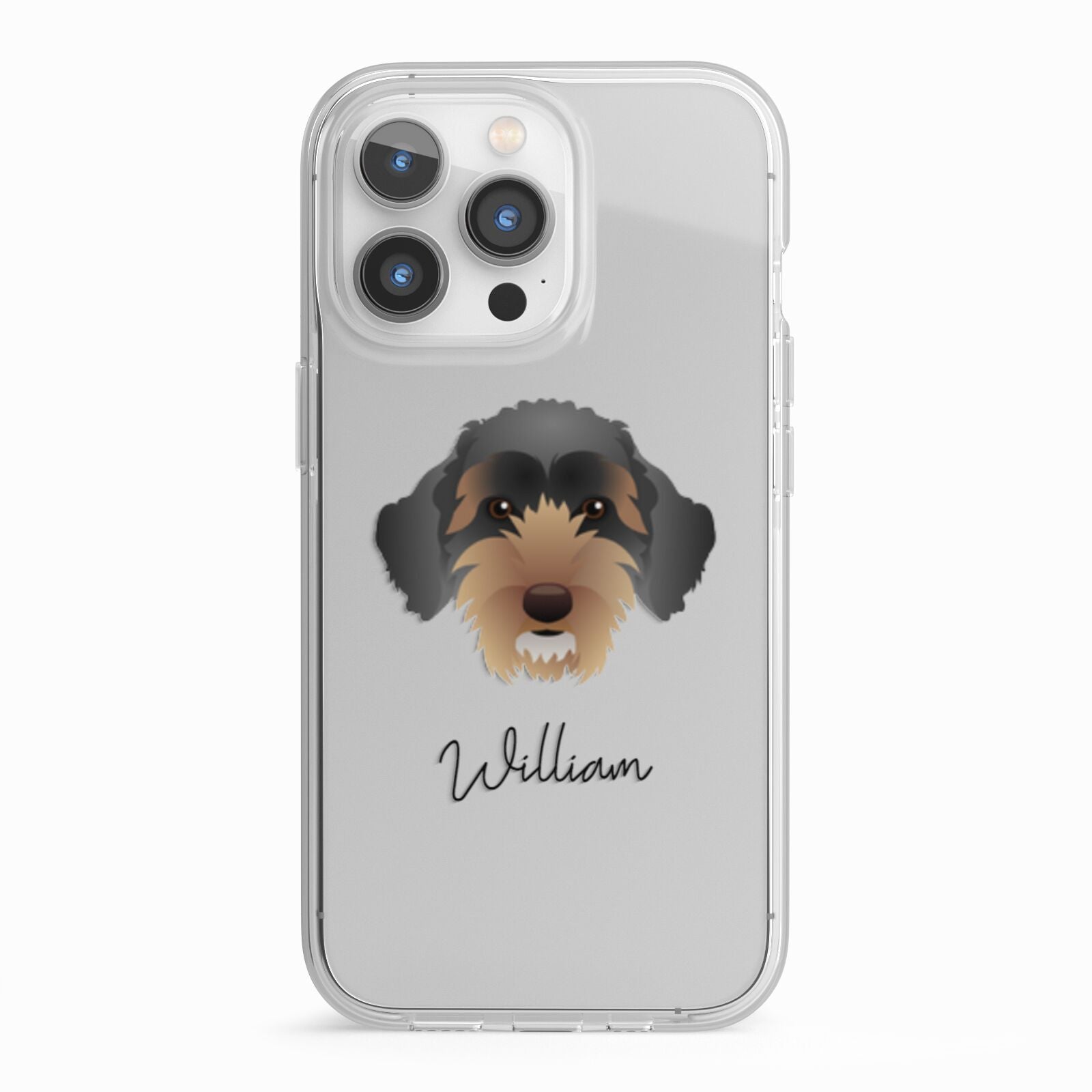 Sproodle Personalised iPhone 13 Pro TPU Impact Case with White Edges
