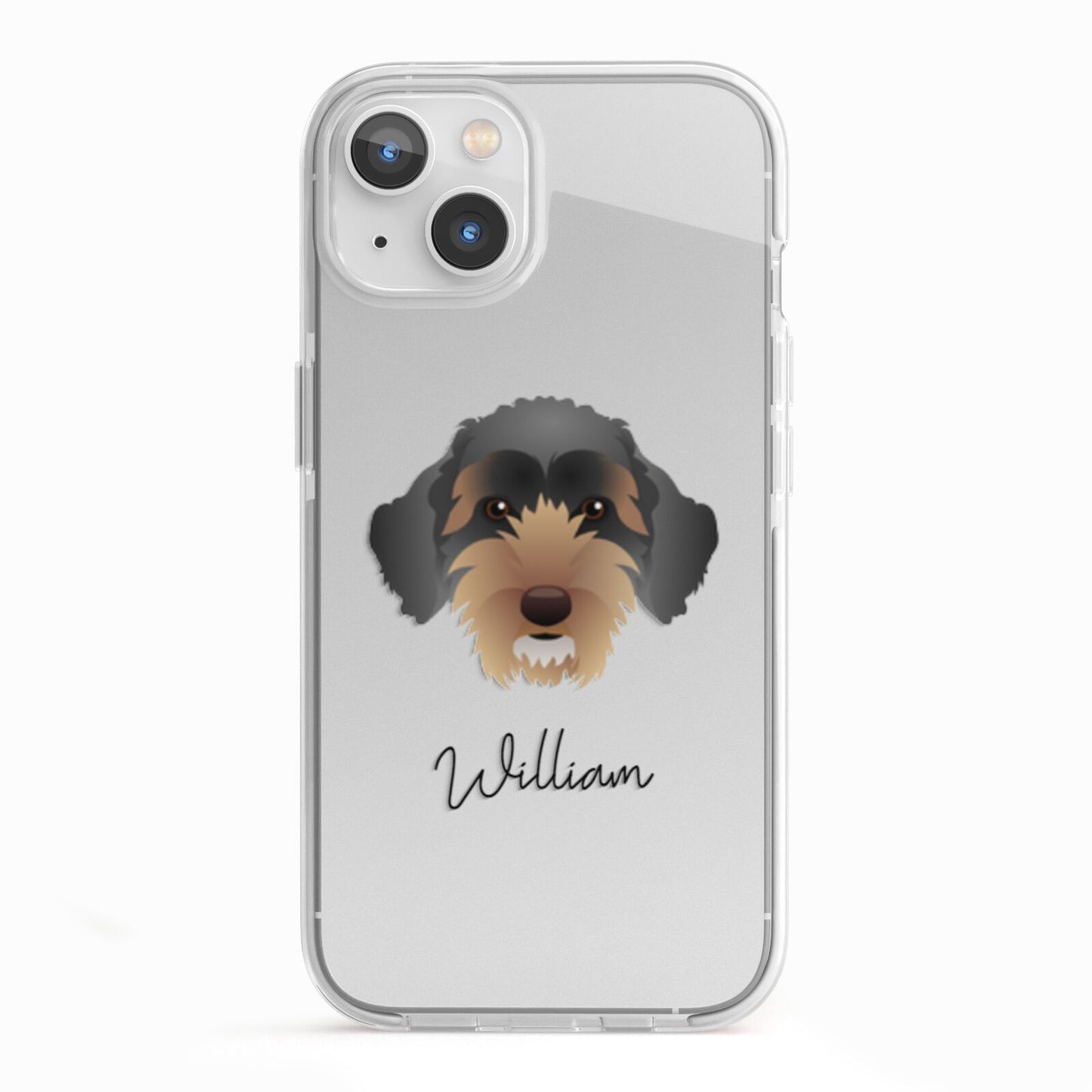 Sproodle Personalised iPhone 13 TPU Impact Case with White Edges