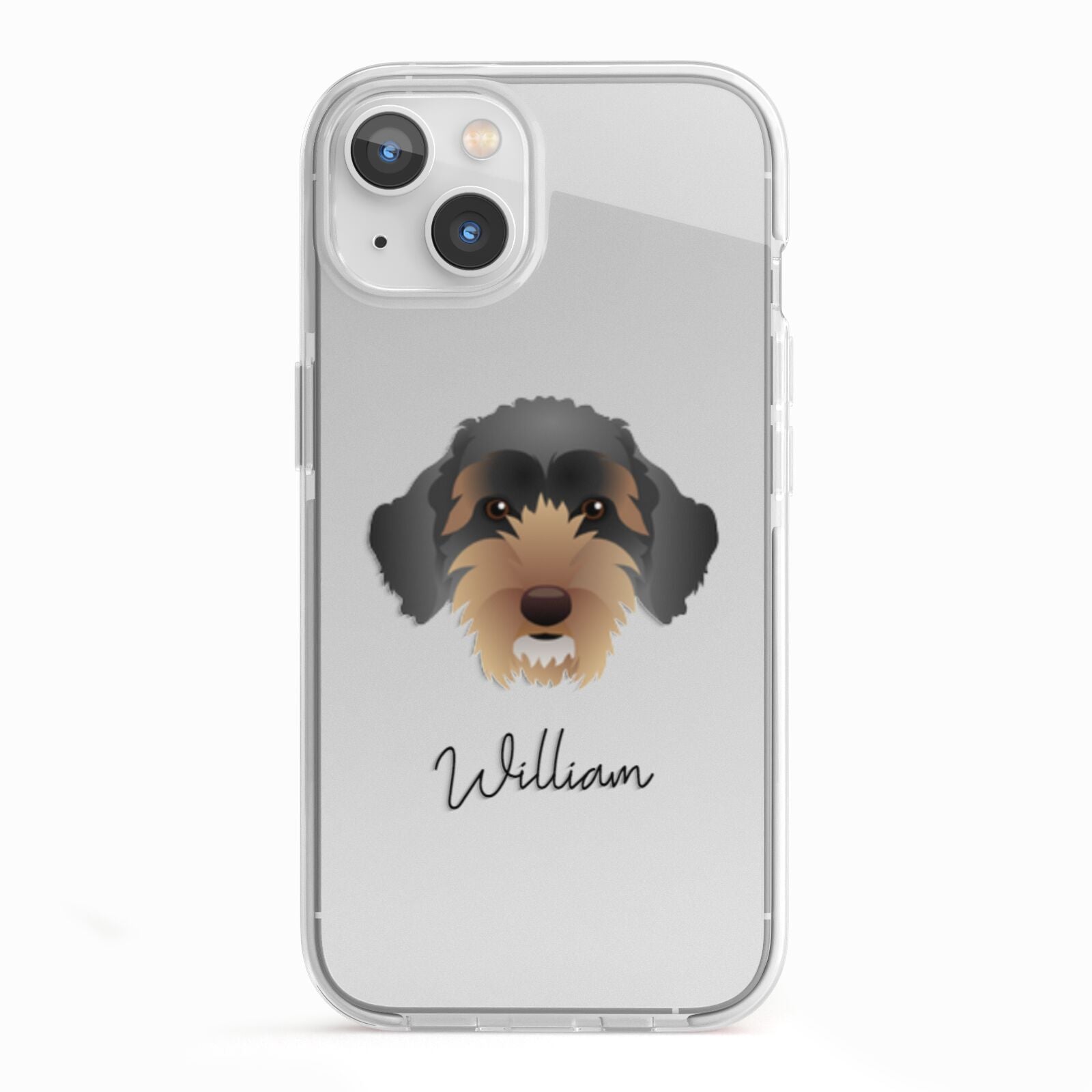 Sproodle Personalised iPhone 13 TPU Impact Case with White Edges
