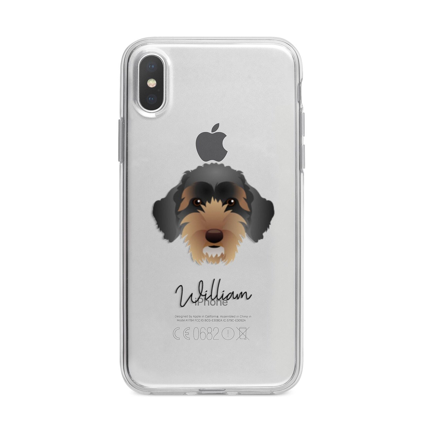 Sproodle Personalised iPhone X Bumper Case on Silver iPhone Alternative Image 1