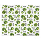 Sprouts with Name Personalised Wrapping Paper Alternative