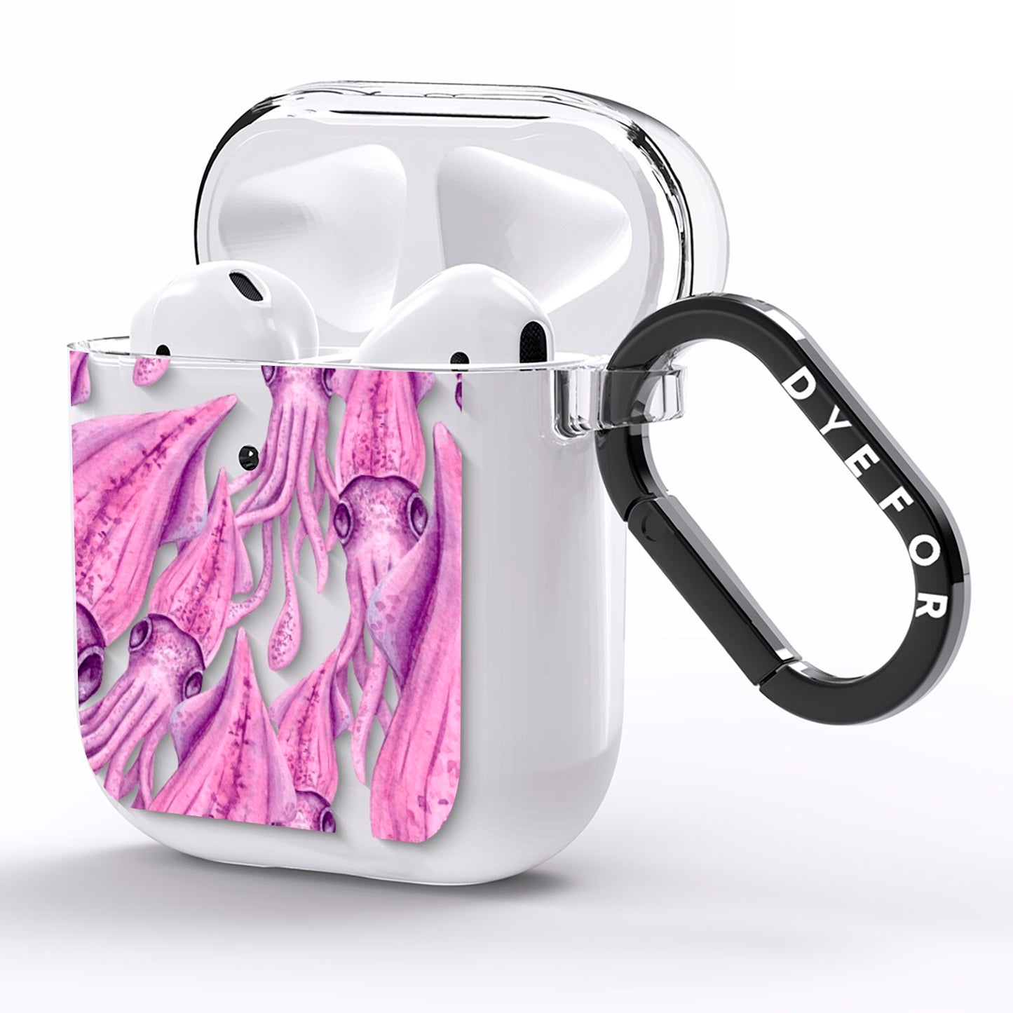 Squid AirPods Clear Case Side Image