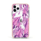 Squid Apple iPhone 11 Pro in Silver with Pink Impact Case