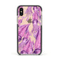 Squid Apple iPhone Xs Impact Case Black Edge on Gold Phone