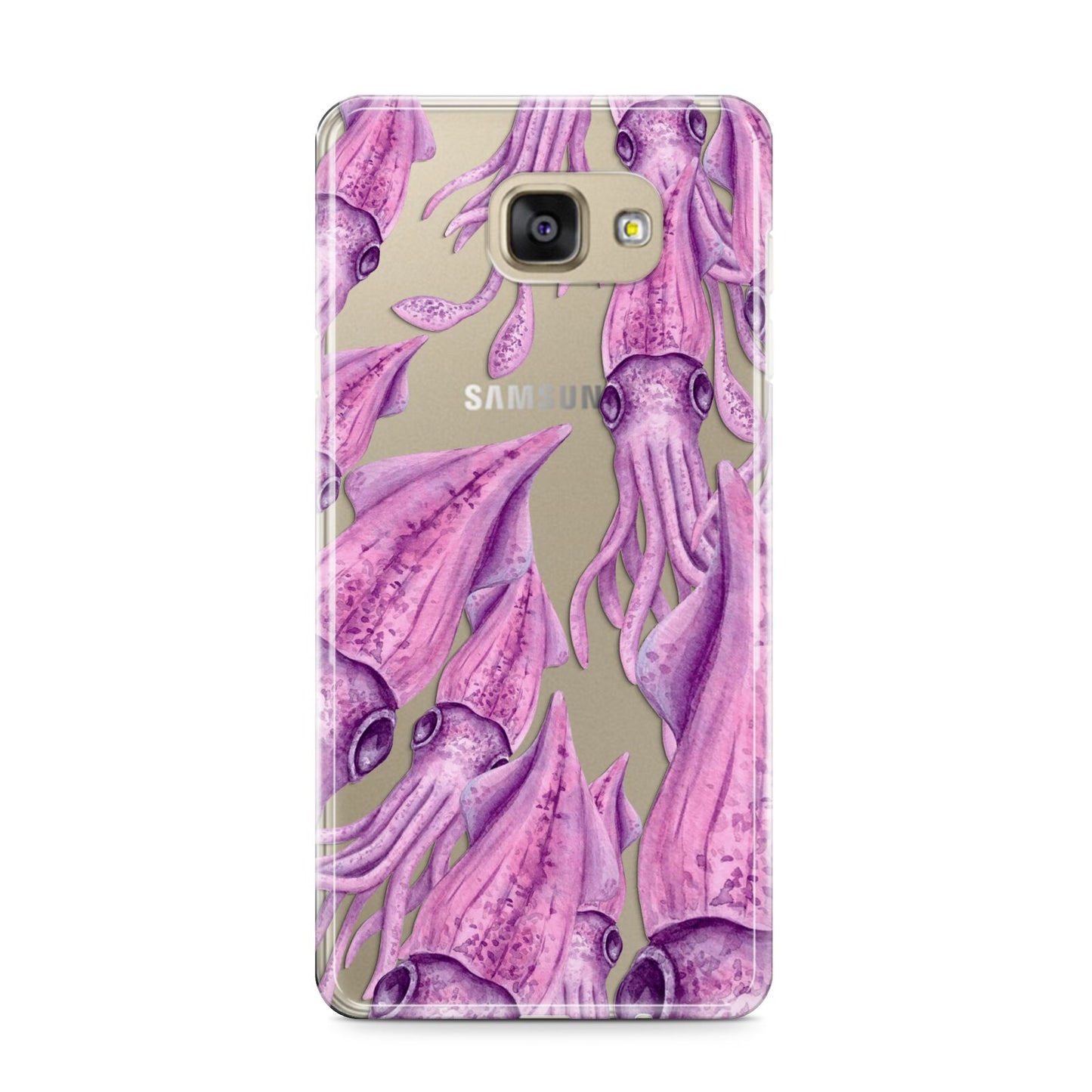 Squid Samsung Galaxy A9 2016 Case on gold phone