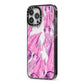 Squid iPhone 13 Pro Max Black Impact Case Side Angle on Silver phone