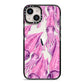 Squid iPhone 14 Black Impact Case on Silver phone