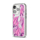 Squid iPhone 14 Pro Glitter Tough Case Silver Angled Image