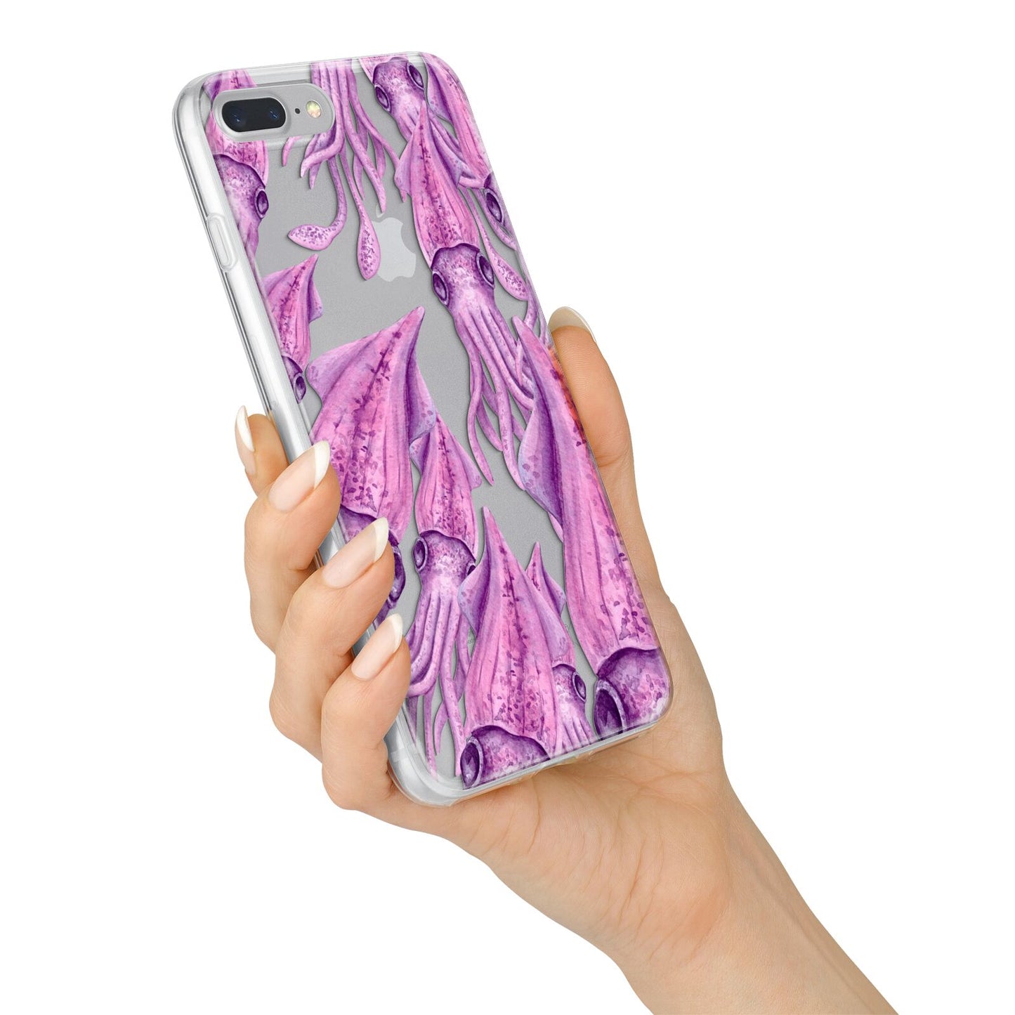 Squid iPhone 7 Plus Bumper Case on Silver iPhone Alternative Image
