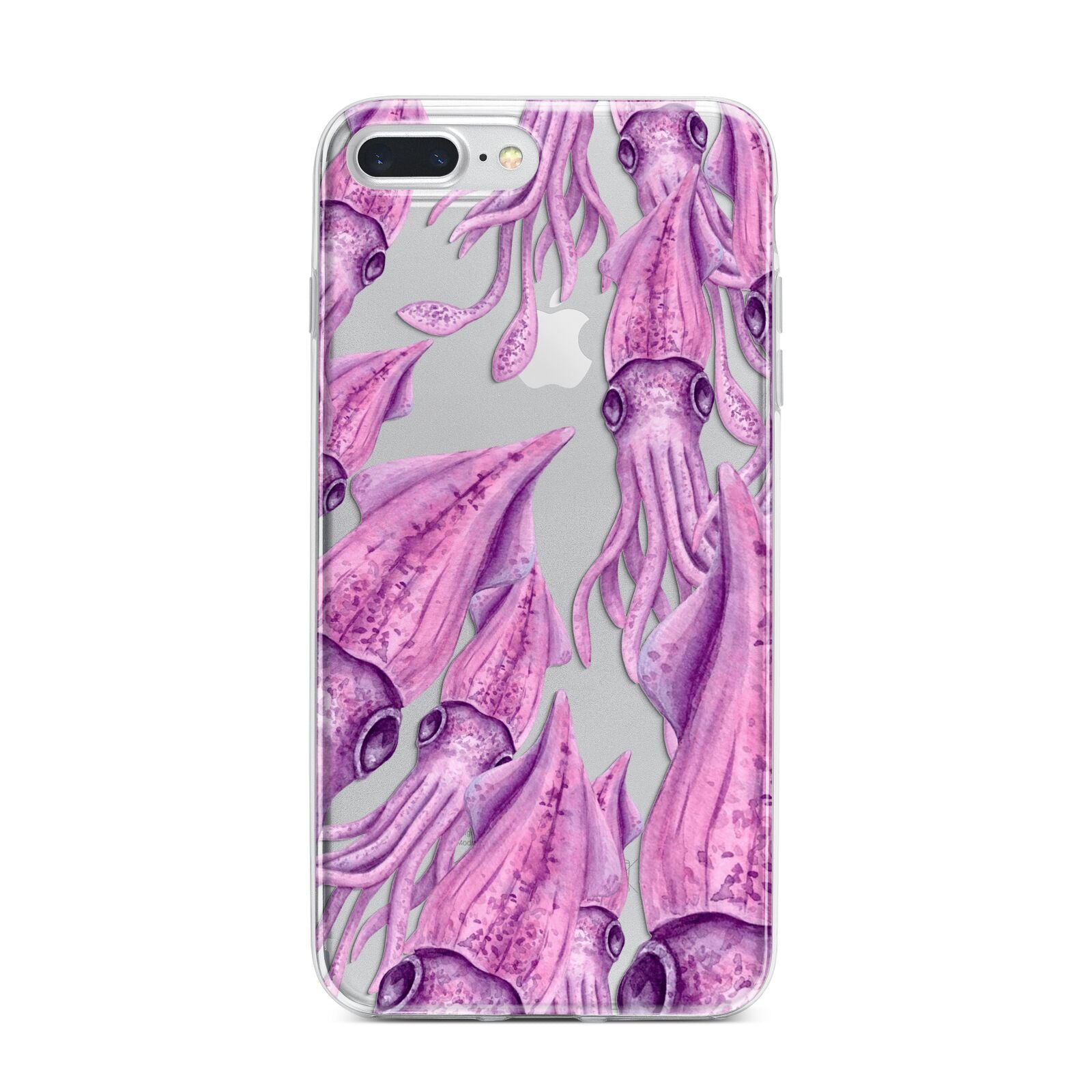 Squid iPhone 7 Plus Bumper Case on Silver iPhone