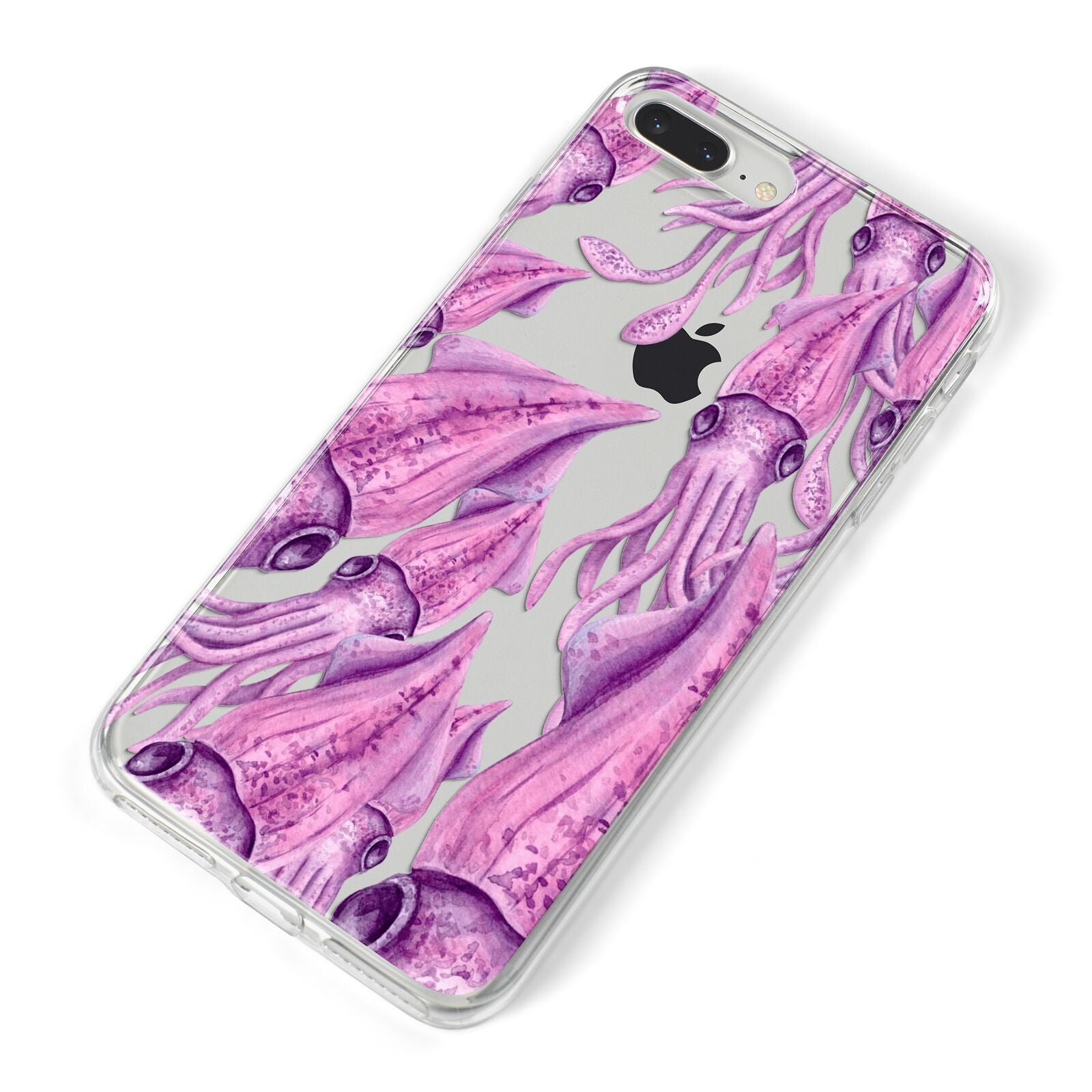 Squid iPhone 8 Plus Bumper Case on Silver iPhone Alternative Image