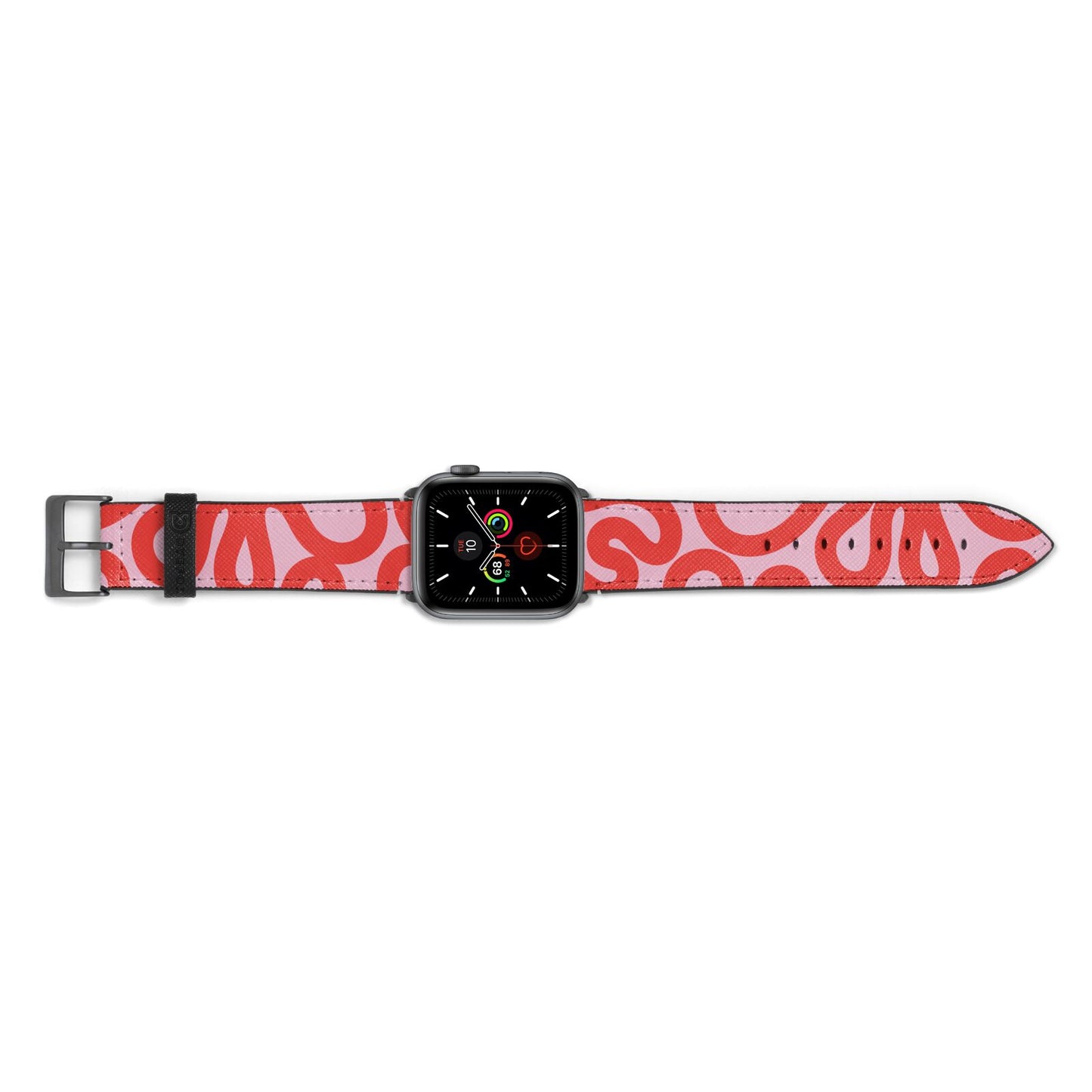 Squiggle Apple Watch Strap Landscape Image Space Grey Hardware