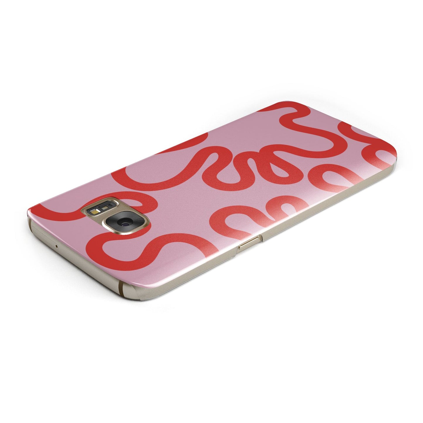 Squiggle Samsung Galaxy Case Top Cutout