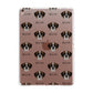St Bernard Icon with Name Apple iPad Rose Gold Case