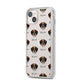 St Bernard Icon with Name iPhone 14 Plus Clear Tough Case Starlight Angled Image