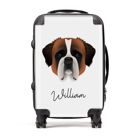 St Bernard Personalised Suitcase