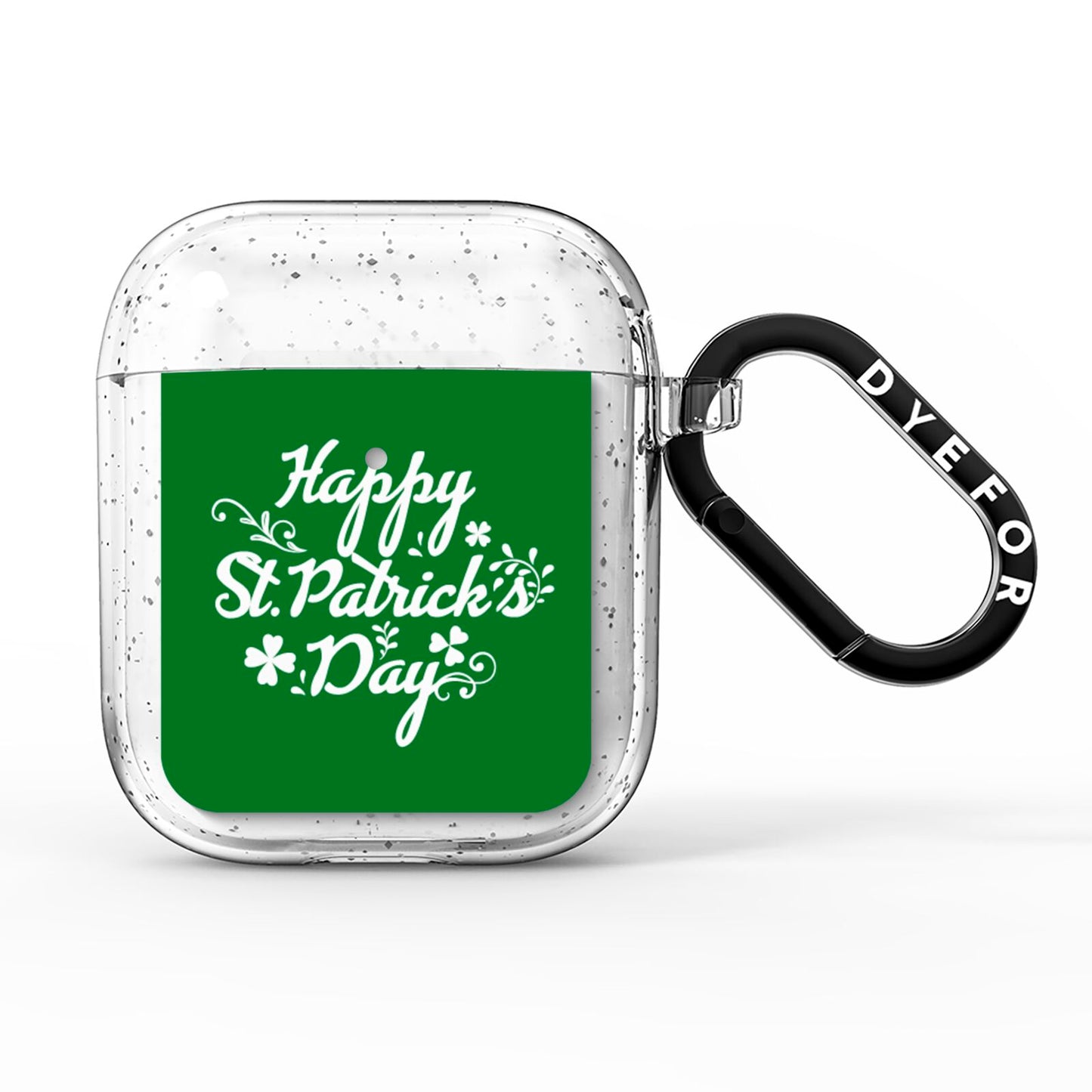 St Patricks Day AirPods Glitter Case