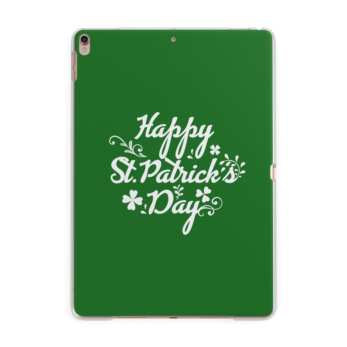 St Patricks Day Apple iPad Rose Gold Case
