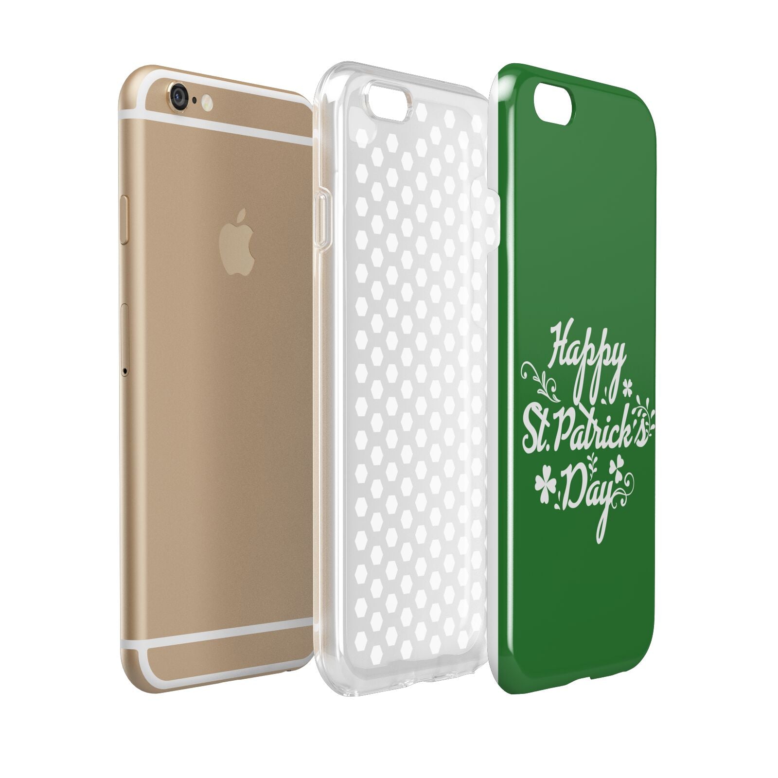 St Patricks Day Apple iPhone 6 3D Tough Case Expanded view