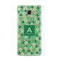 St Patricks Day Monogram Samsung Galaxy A3 2016 Case on gold phone