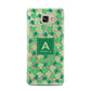 St Patricks Day Monogram Samsung Galaxy A7 2016 Case on gold phone