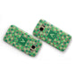 St Patricks Day Monogram Samsung Galaxy Case Flat Overview