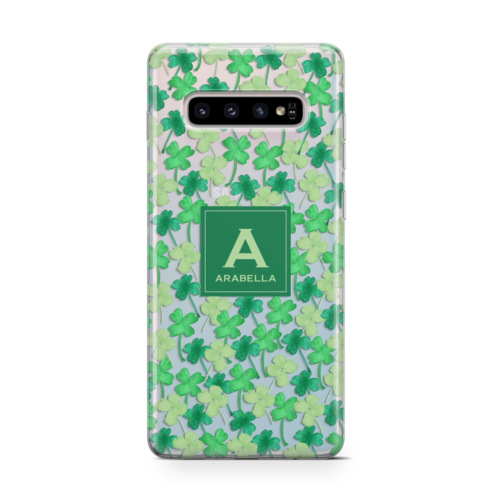 St Patricks Day Monogram Samsung Galaxy S10 Case