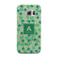 St Patricks Day Monogram Samsung Galaxy S6 Edge Case