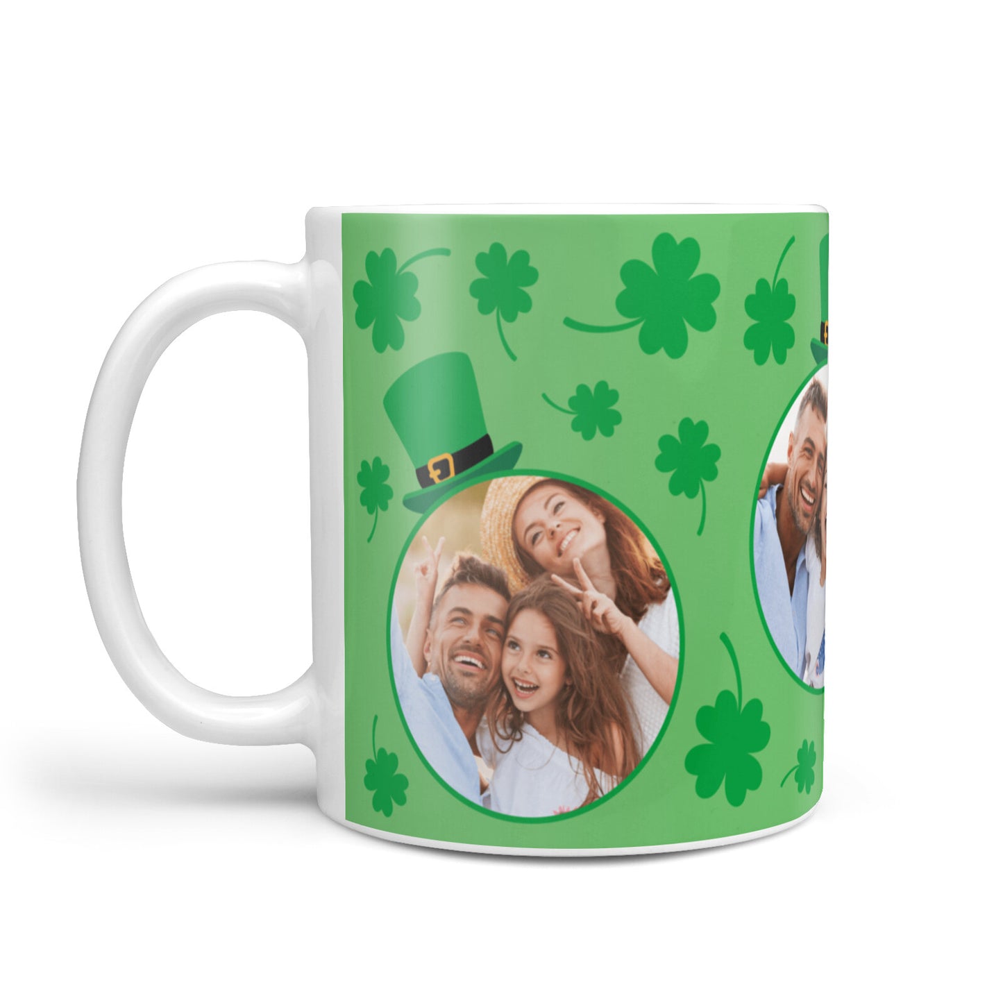 St Patricks Day Personalised Photo 10oz Mug Alternative Image 1