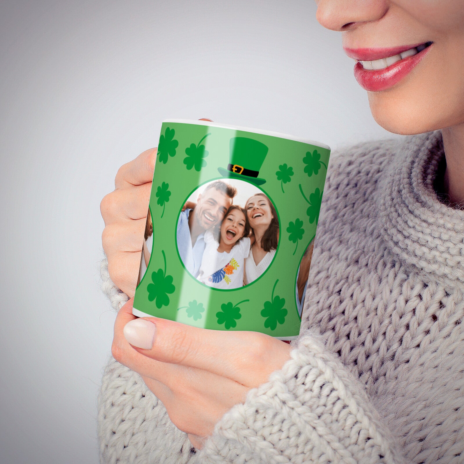 St Patricks Day Personalised Photo 10oz Mug Alternative Image 6