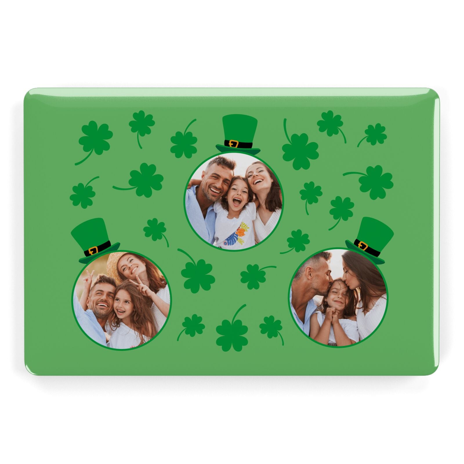 St Patricks Day Personalised Photo Apple MacBook Case